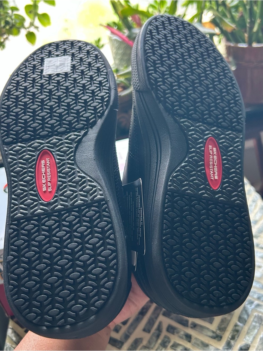 Skechers Work WOMEN'S 108240 ARCH FIT ARCADE SLIP RESISTANT Black SHOES size 9 - Picture 3 of 6